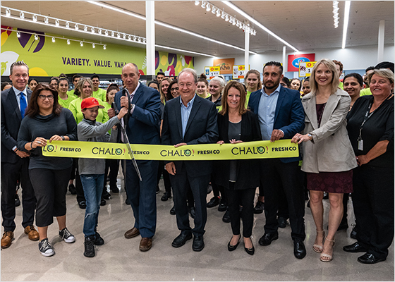 Inauguration d’un magasin Chalo! FreshCo.