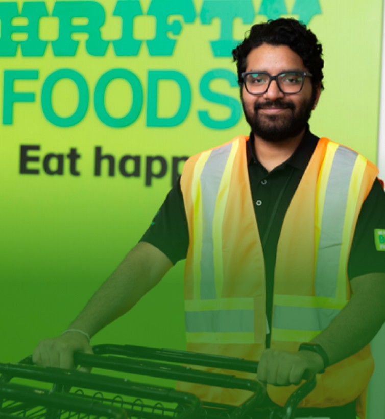 Thrifty foods sales man