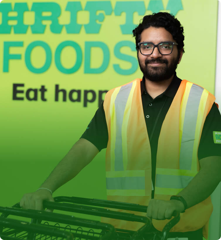 Thrifty food sales person