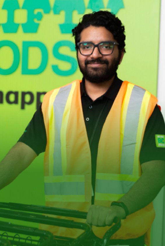 Thrifty foods sales man